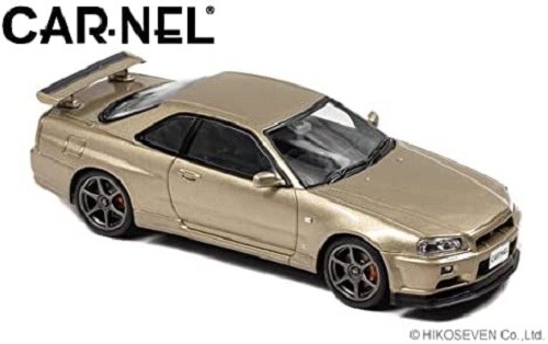 CARNEL 1/43 NISSAN SKYLINE GT-R Mspec Nur (BNR34) 2002 Silica
