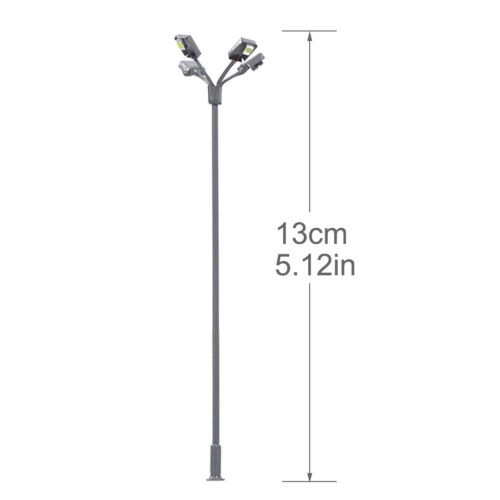 LSL04 5pcs Model Railway OO HO Gauge Lamps LED Street Lights Playground Yard 3V - Picture 5 of 5