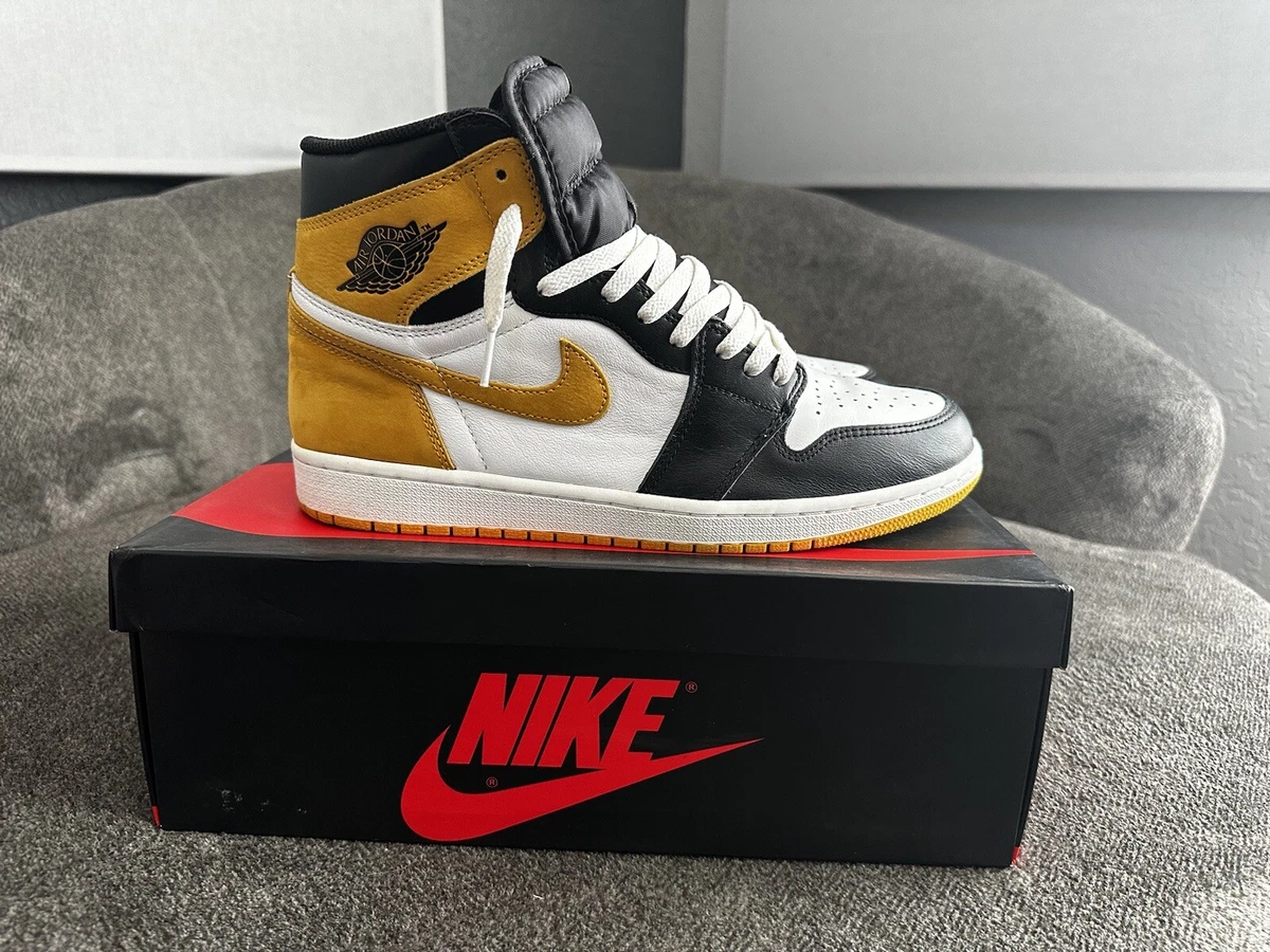 Size 11 - Jordan 1 Retro High OG Yellow Ochre 2018 | eBay