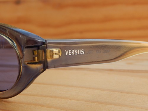 VTG Cool Versus by Versace Transparent Sunglasses MOD. EZ2 COL. 620 Italy 90's - Picture 4 of 19