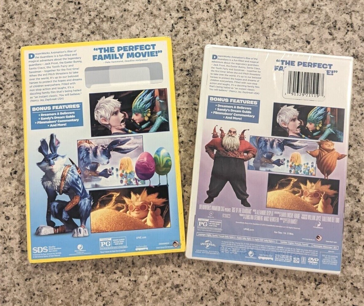 Rise of the Guardians - Limited Edition Easter slipcover DVD rare
