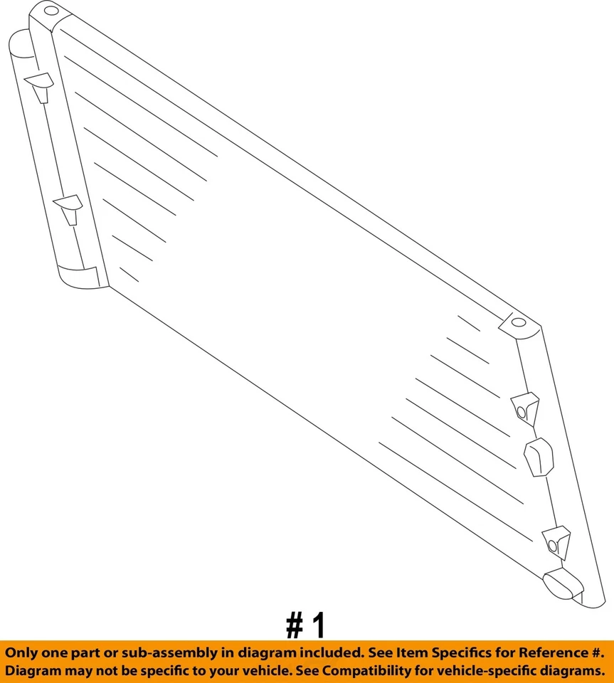 Condensador de aire acondicionado usado se adapta a: 2013 Scion FR-S grado A Foto 4 de 4