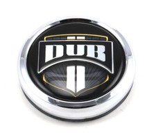 New Dub Wheels 1003-07-04 1003-07 Chrome Rim Wheel Snap In Center Cap