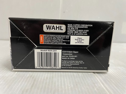 WAHL CORTE DE PELO Y BARBA RECARGABLE 22 PIEZAS. KIT CORTAPELOS (9639-2201) -NUEVO- - Imagen 12 de 13