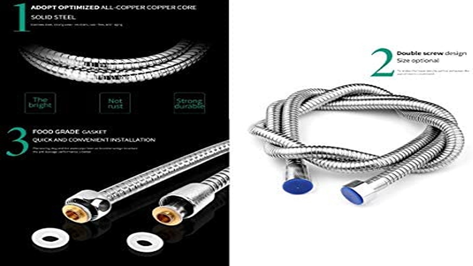 Square Slim Shower Head Rectangle 1 Mode Shower With - View #8