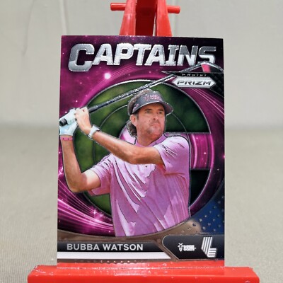 Bubba Watson 2024 Panini Prizm Liv Golf Pink Captains