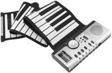 AIGOD Roll Up Piano Upgraded Portable 61 Key Piano Keyboard for Beginners