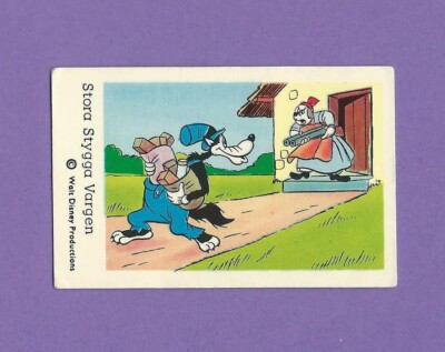 1966 Dutch Gum Disney Unnumbered Big Bad Wolf