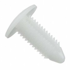 1 x PACK 5 NATURAL NYLON 6 FIR TREE RIVETS