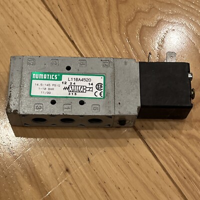 NUMATICS L12BA4520 100-120V .06A UNMP 237-569 Volts-Hertz