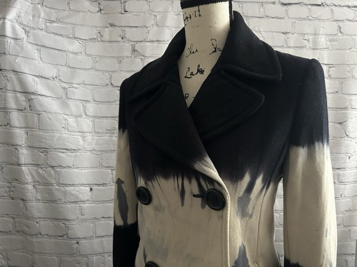 Michael Kors Ombre Wollmischung Zweireiher Peacoat Jacke Gr. 2 *defekt* - Bild 4 von 9