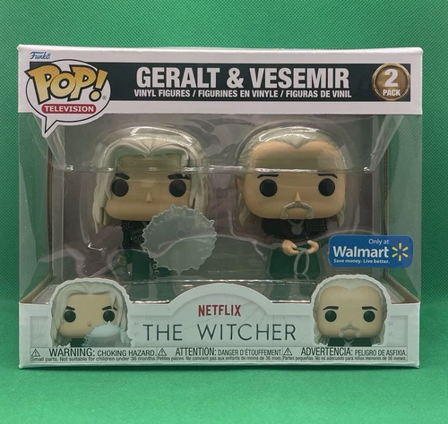 Funko Pop! The Witcher-Geralt & Vesemir-Walmart Exclusive