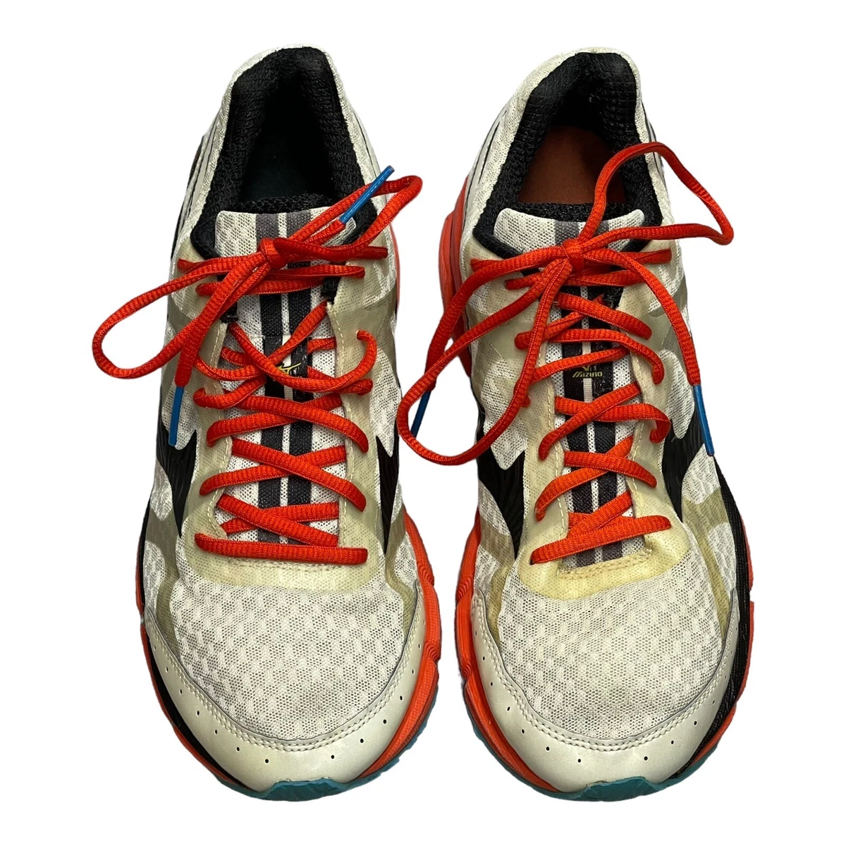Mizuno Wave Rider 17 Running Shoes White Black Red 410562.0090