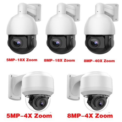 Hikvision Compatible 4K 8MP 40x Zoom PTZ Camera IR POE 2 Way Audio Auto Tracking - Picture 3 of 25