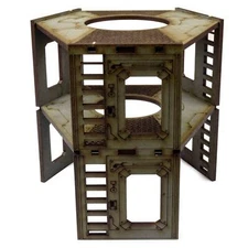 WWG Industry of War Central Power Tower – Pre-Painted – Wargaming Terrain Model