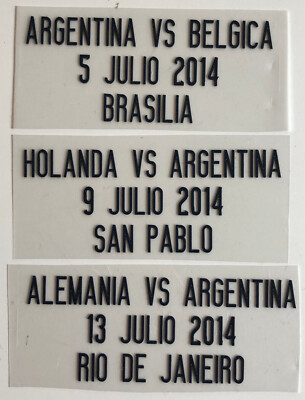 Matchdetail 2014 home für Trikot Argentinien for shirt jersey Argentina black