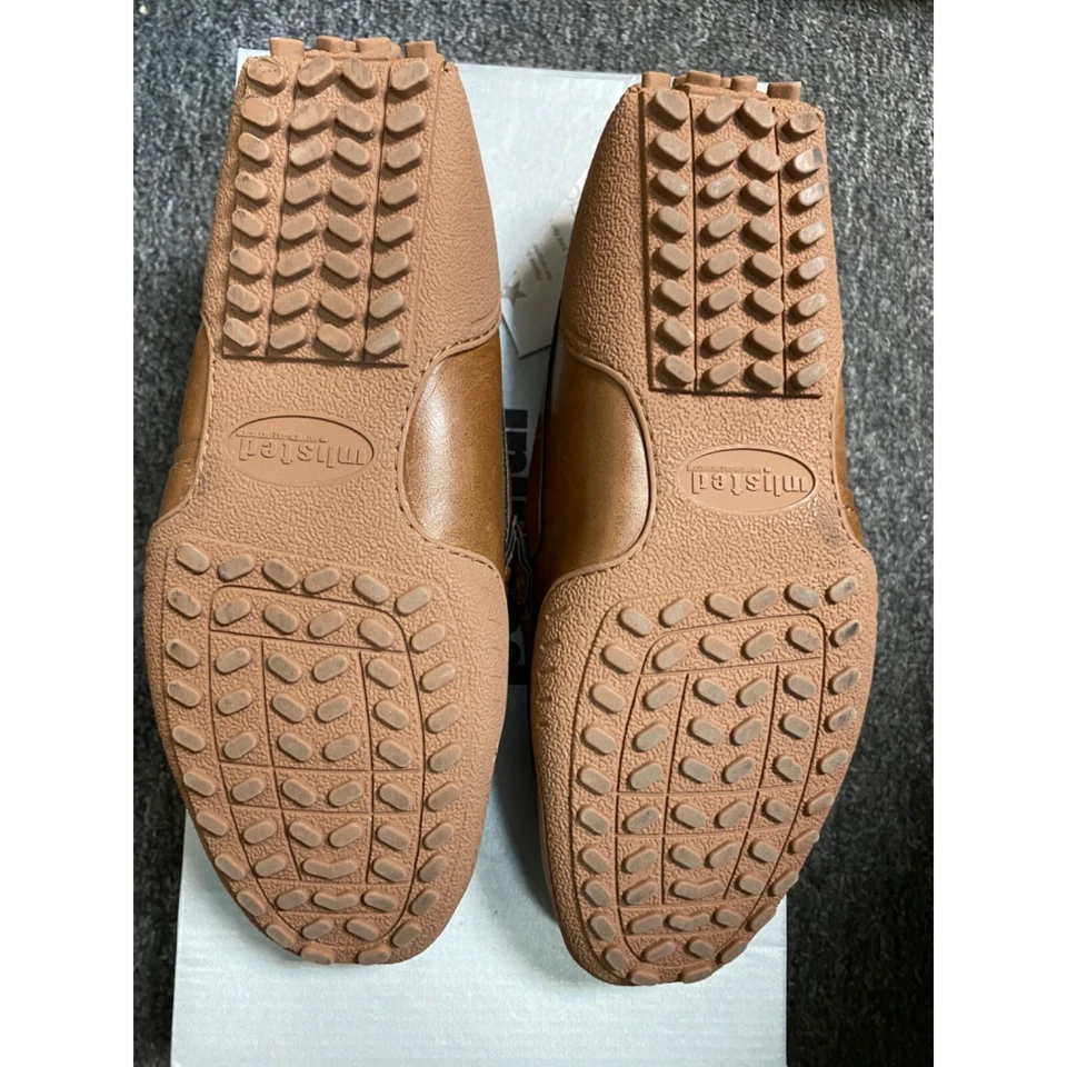 Mocasines Kenneth Cole Para Hombres Wister Cinturón Driver Coñac Talla 7M Usados Foto 4 de 4
