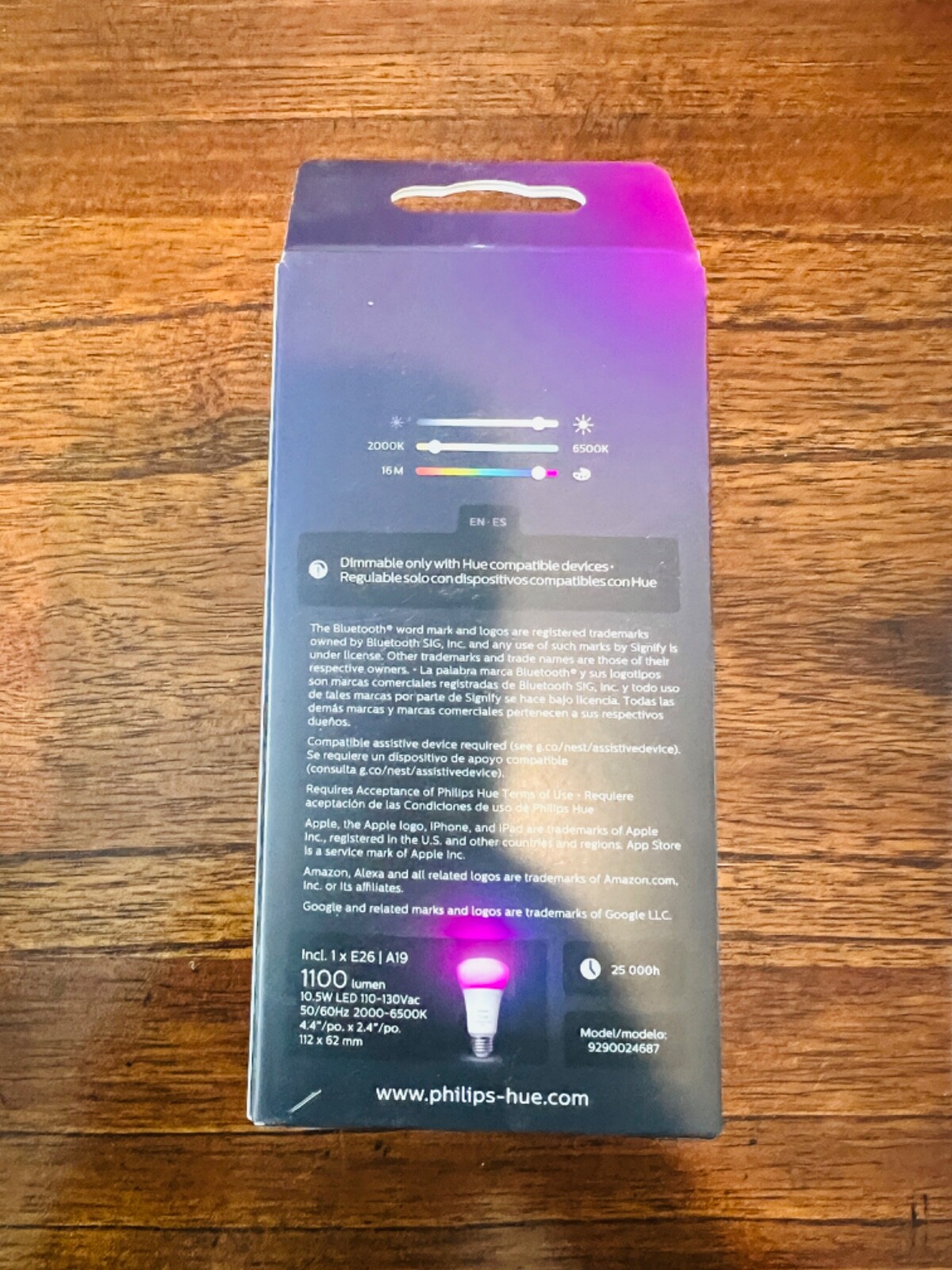🔥 Philips Hue White & Color Ambiance Medium Lumen Smart LED Bulb E26 75W 563254