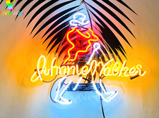 Johnnie Walker Whiskey Acrylic 20"x16" Neon Sign Lamp Light Beer Bar Real Glass