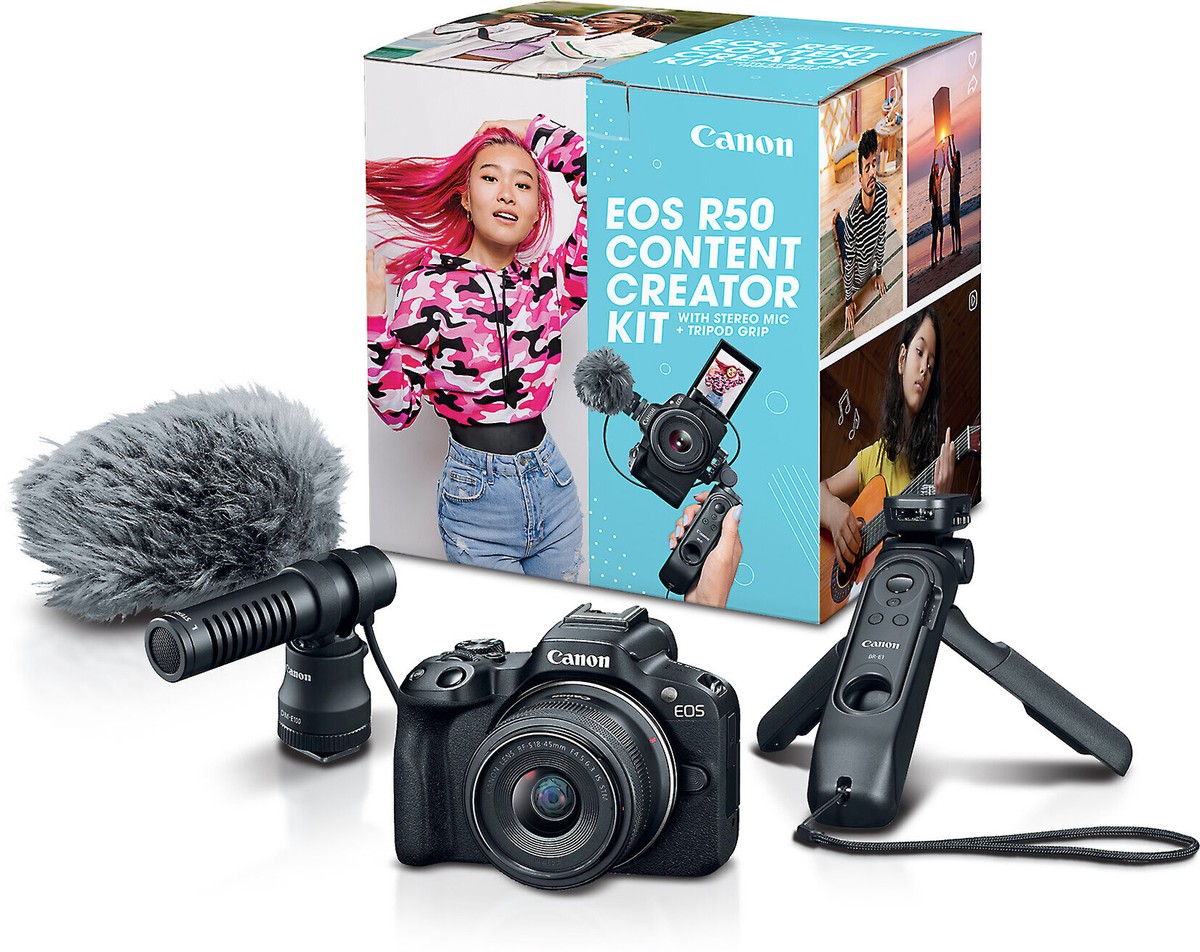 Canon EOS R50 Content Creator Kit