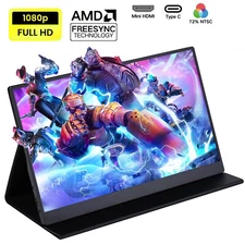 Alcopaca AL01 15.6" Portable Display Monitor FHD TFT-LCD Type-C For Gaming/Work