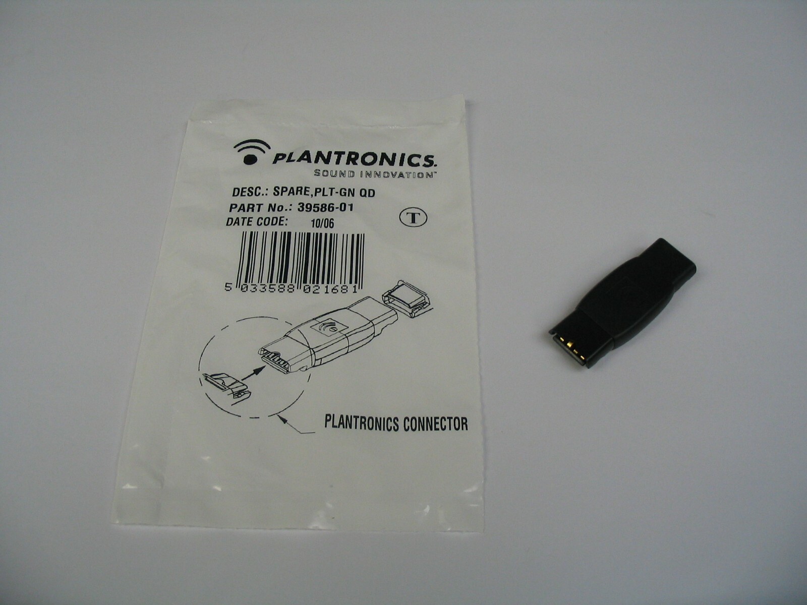 Plantronics 39586-01 Gn Netcom 07-0191 Poly Veloce Disconnesso A Jabra Converter