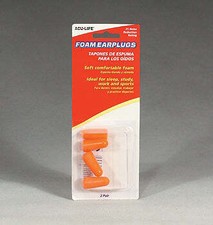 Soft Foam Earplugs   2 Pairs  Noise Reduction for Sleep, Study, Work  Sports