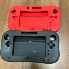 lot of 2 Silicone Rubber Protection Skin Case Cover For Wii U Gamepad Controller