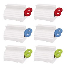6 Pack Toothpaste Tube Squeezer Toothpaste Roller Labor Saving