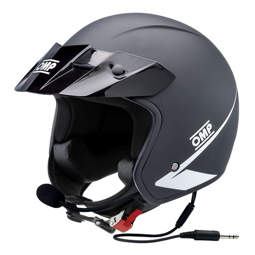 OMP STAR-J Casco Cara Abierta con Intercomunicador Rally Car Track Days ECE ¡En 3 Colores! - Imagen 2 de 42