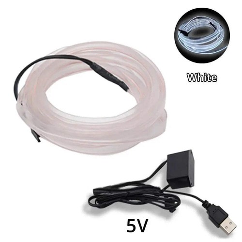 1M/2M/3M/5M Car Interior Lighting LED Strip Auto Decoration Wire Rope Tube Line - Picture 82 of 96