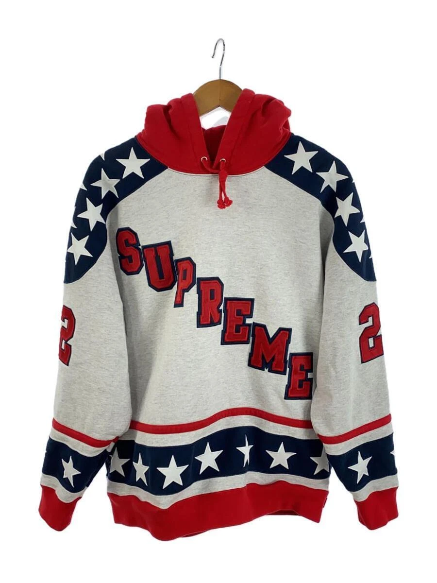 Supreme Sweat à capuche gris coton M d'occasion