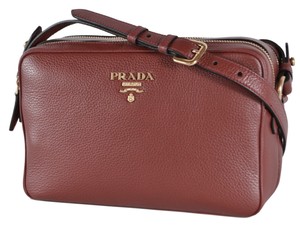 prada double zip camera bag