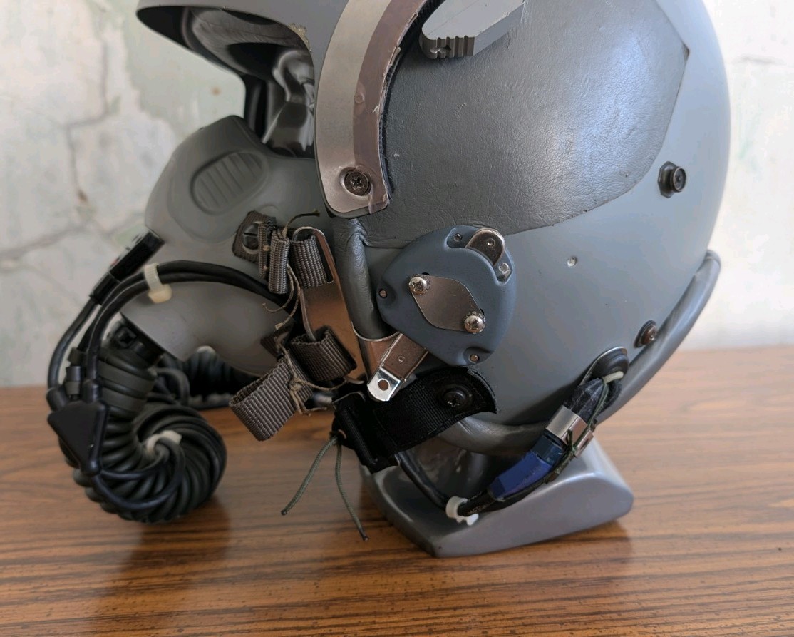 Tested Functional USAF Hgu-55 & Mbu-12 Gentex Pilot Flight Helmet