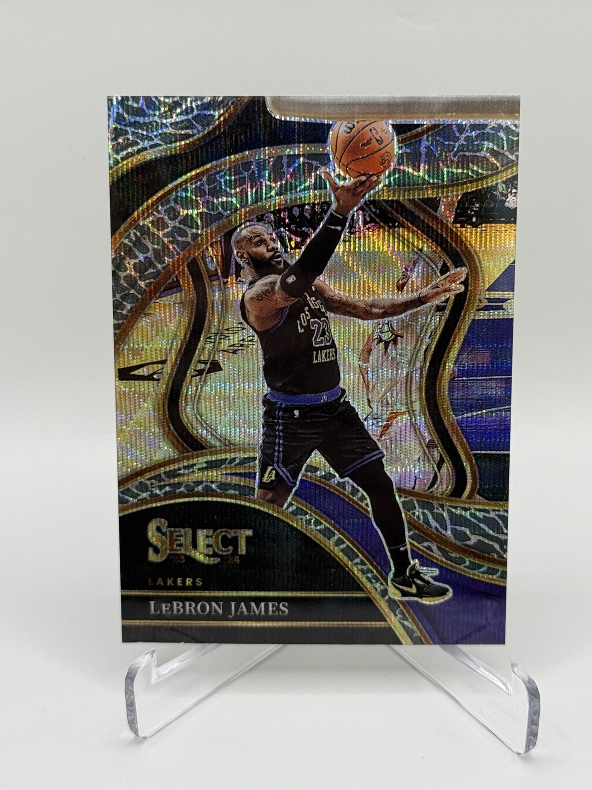 2023-24 Panini Select - Courtside LeBron James #266 Elephant Prizm