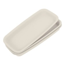 3 Pcs Rectangular Plant Drip Trays Saucers Planter Rectangle Flower Pot