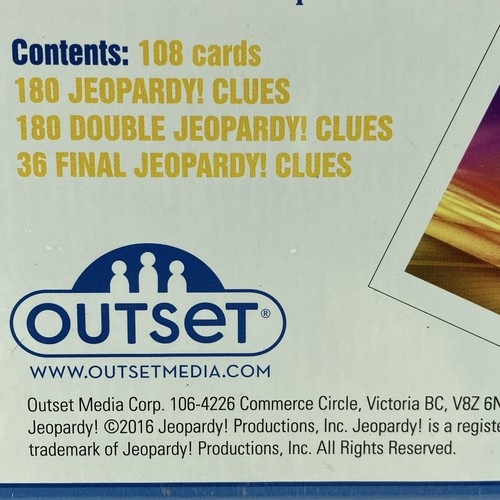 Jeopardy Travel Edition Brand New In Sealed Box 2016 - Picture 4 of 6