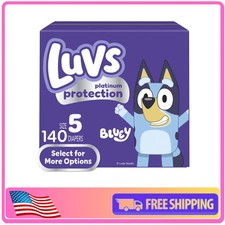 Luvs Platinum Protection Baby Diapers Size 5 140 Count