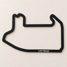Las Vegas - F1 Track Wall Decor - Formula 1 Racing Circuit - 3D Printed