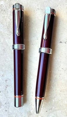 GREAT USED! Harley Davidson fountain pen + pen set, aubergine