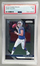 104114026 Josh Allen 2018 Panini Prizm #205 Rookie RC PSA 7