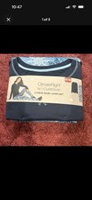 ClimateRight By Cuddl Duds Women s 2 Piece Base Layer Set Size Medium Snowflakes