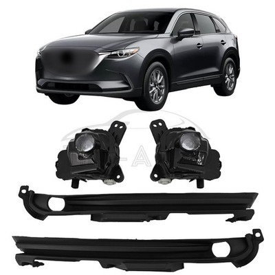 For 2016-2023 Mazda CX-9 LED Fog Lights With Border Cover LH & RH MA1038159
