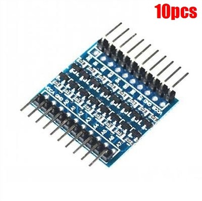 10Pcs 8 Channel 5V/3.3V Iic Uart Spi Ttl Logic Level Converter Bi-Directional zh