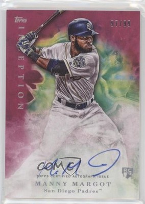 2017 Topps Inception Magenta 97/99 Manny Margot #117 Rookie Auto RC 0g4
