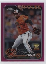 2024 Topps Chrome Pink Refractor Yennier Cano #130 ji9