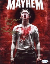 Joe Lynch "Mayhem" Signed Autograph 8x10 Photo 2017 Horror Movie Director ACOA