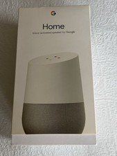 NEW Google Home Smart Bluetooth Speaker w Voice Assistant White Slate Sealed Box