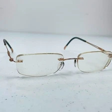 Silhouette Eyeglasses 4300 20 6051 5227 Rimless Frames Only Gold ..-19-140