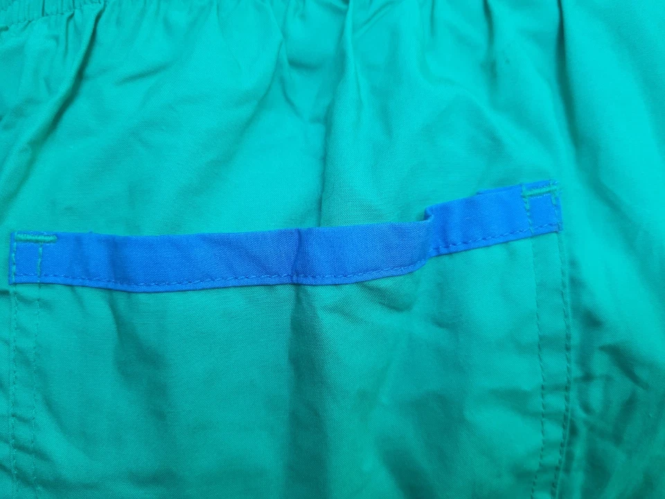 Vintage 80-90s Newport Lined Swim Suit Trunks Surf Shorts XL NOS NWT Colorblock  - Image 4 of 4